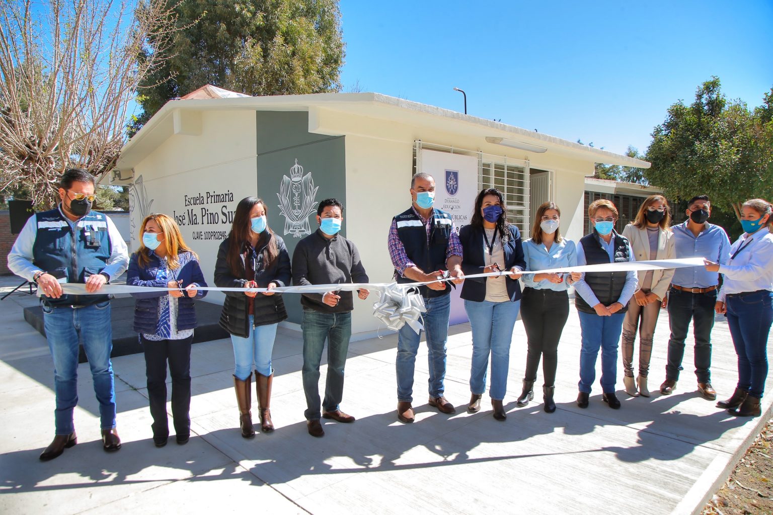 Inaguración escuela, Durango