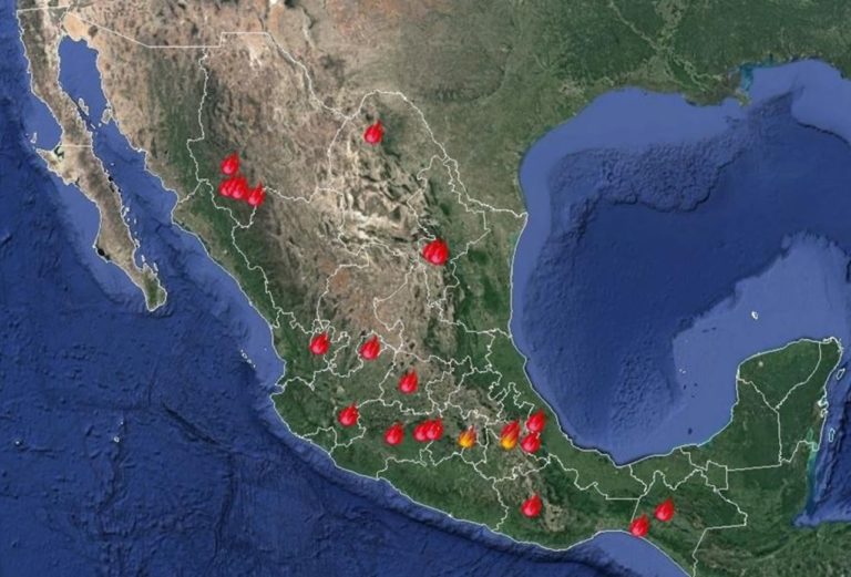 México, incendios